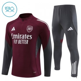 Lasten Arsenal Training Huppari Quarter-Zip 2025-26 Punainen